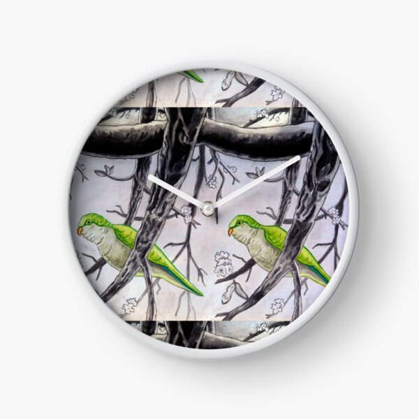 Stereogram challenge of Lorenzo the parakeet, Ibiza Clock