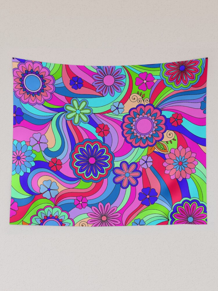 Flower discount power tapestry