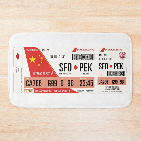 Item preview, Authentic Airline Boarding Pass to Beijing designed and sold by travelwitheric.
