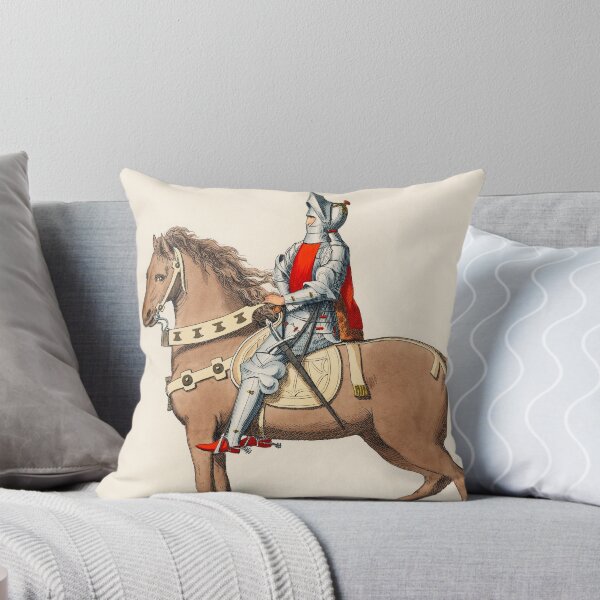 Artikelvorschau, Knight on Horseback vintage illustration  entworfen und verkauft von Vintage Designs +.