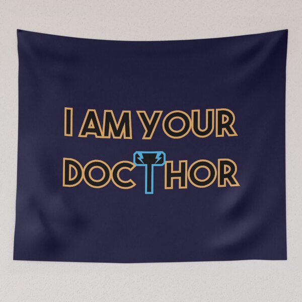Item preview, Doctor and Thor Pun designed and sold by NorseTech.