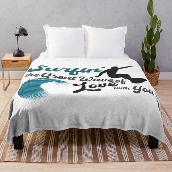 Item preview, Surfing the Great Wave of Love with You designed and sold by OmmeDesigns.