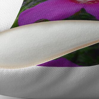 Alternate view of Purple Hibiscus Throw Pillow