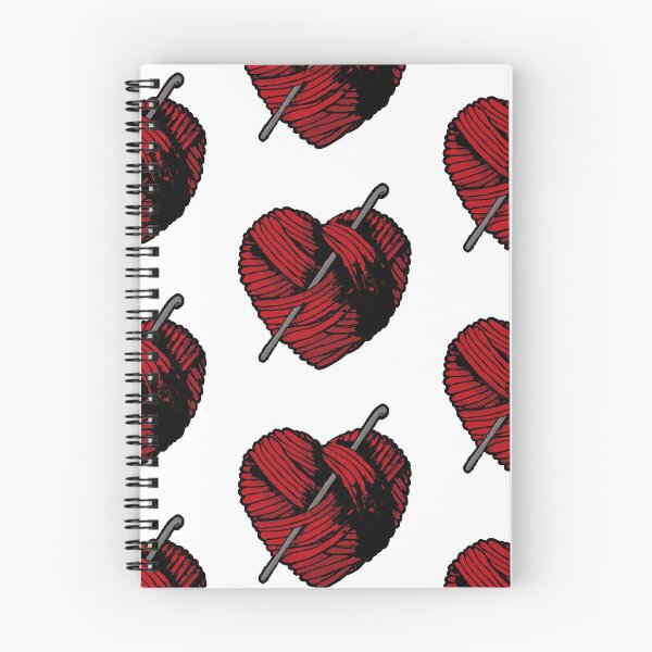 Item preview, Cute Red Heart Ball of Yarn and Crochet Hook  designed and sold by RosalieReeves.