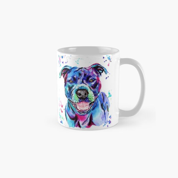 Item preview, Watercolour Staffy designed and sold by SaltySerenity.