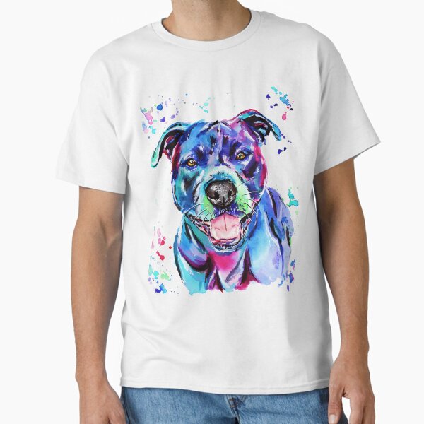 Item preview, Watercolour Staffy designed and sold by SaltySerenity.