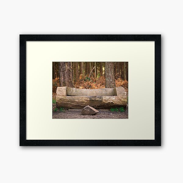 You cannot score a goal when you are sitting on the bench Framed Art Print