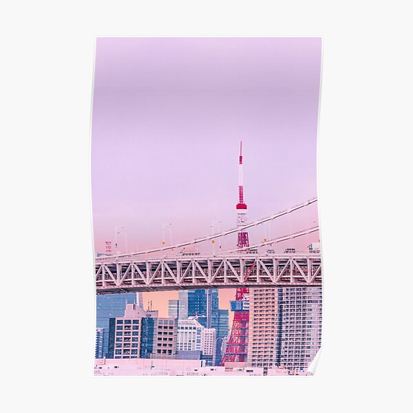Tokyo Tower at dusk Poster