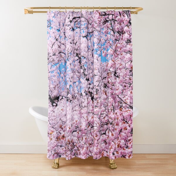 Japon - Sakura Power Rideau de douche