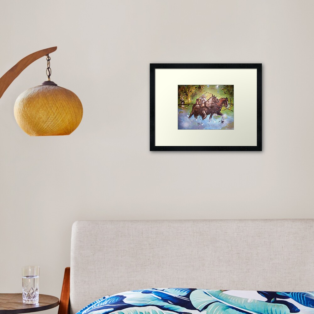 Marathon Framed Art Print