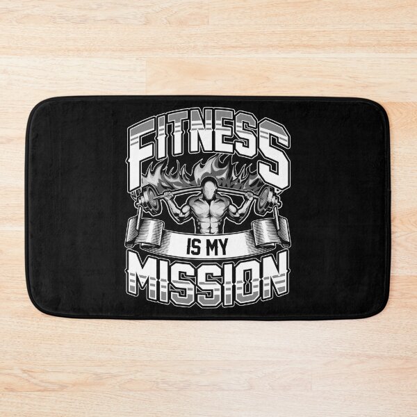 Aperçu de l'œuvre Le fitness est ma mission Gym Cardio Haltérophilie créée et vendue par perfectpresents.