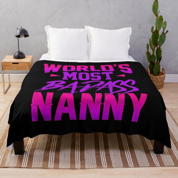 Item preview, Funny World's Most Badass Nanny Babysitter designed and sold by perfectpresents.