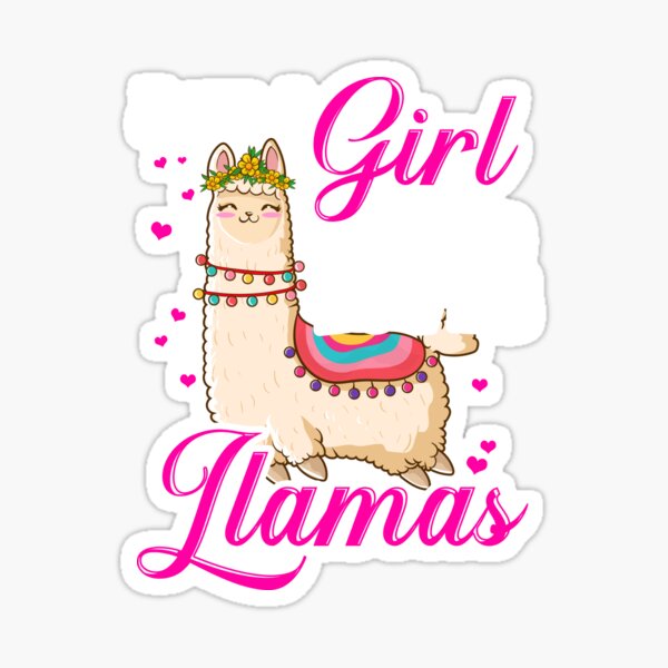Funny Just A Girl Who Loves Llamas Cute Women Lama by The Perfect Presents