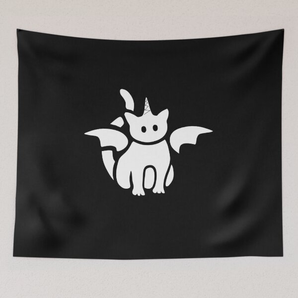 Item preview, Magical Unicorn Bat Cat designed and sold by nutmegfairy.