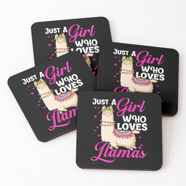 Item preview, Funny Just A Girl Who Loves Llamas Cute Women Lama designed and sold by perfectpresents.