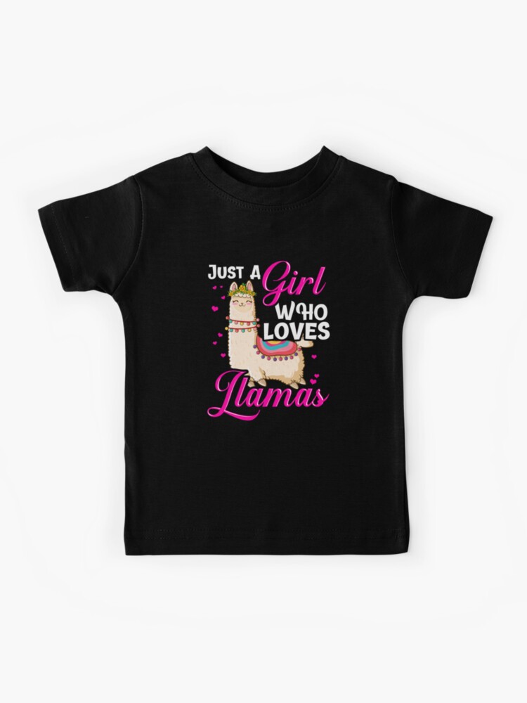 Funny Just A Girl Who Loves Llamas Cute Women Lama by The Perfect Presents