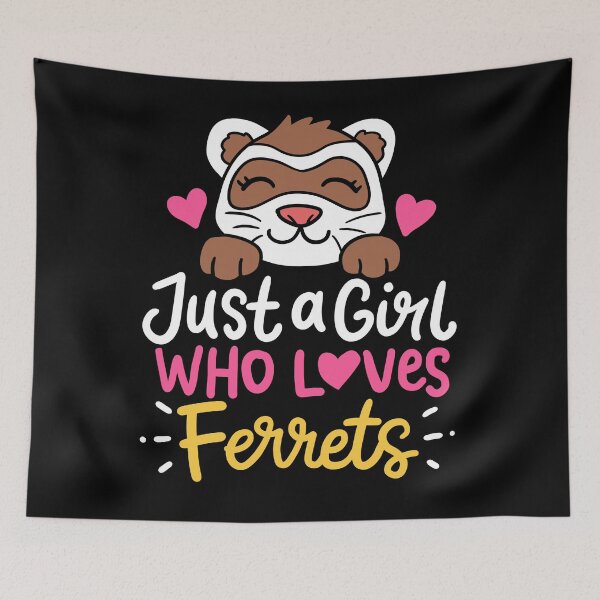 Item preview, Ferret Girl designed and sold by 4tomic.