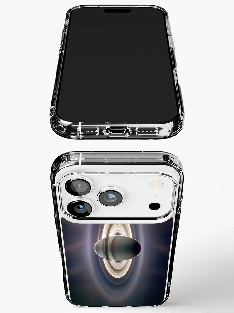 Thumbnail 3 of 5, iPhone Case, Saturn Rising designed and sold by SOIL.