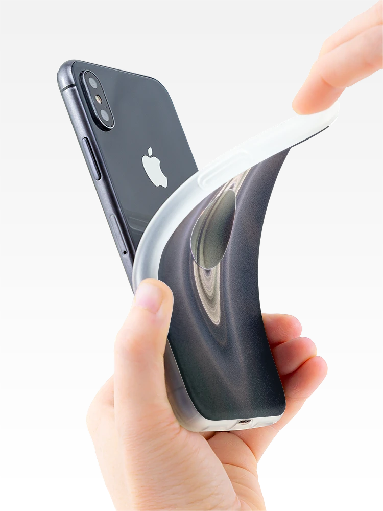 Thumbnail 4 of 5, iPhone Case, Saturn Rising designed and sold by SOIL.