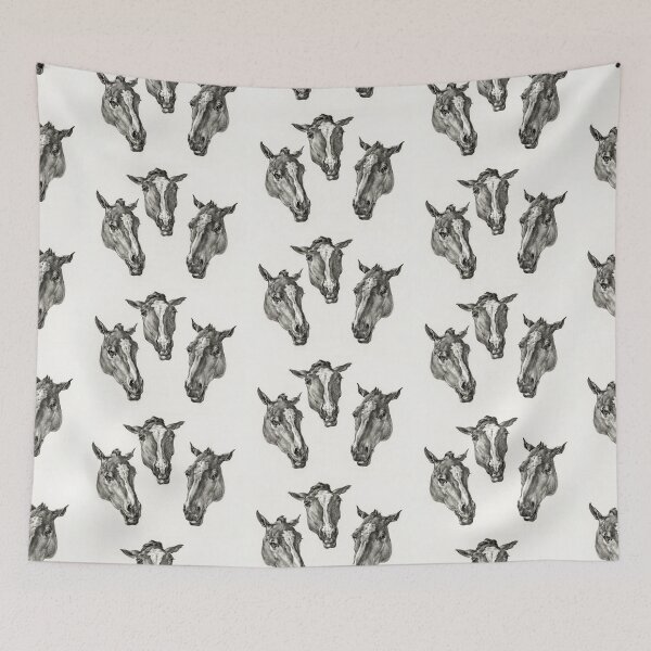 Artikelvorschau, Horse vintage illustration entworfen und verkauft von Vintage Designs +.