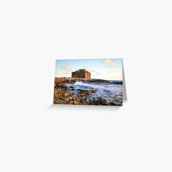 Item preview, Paphos Castle - Waves of the Mediterranean Sea Entering the Cove   designed and sold by Vienewi.