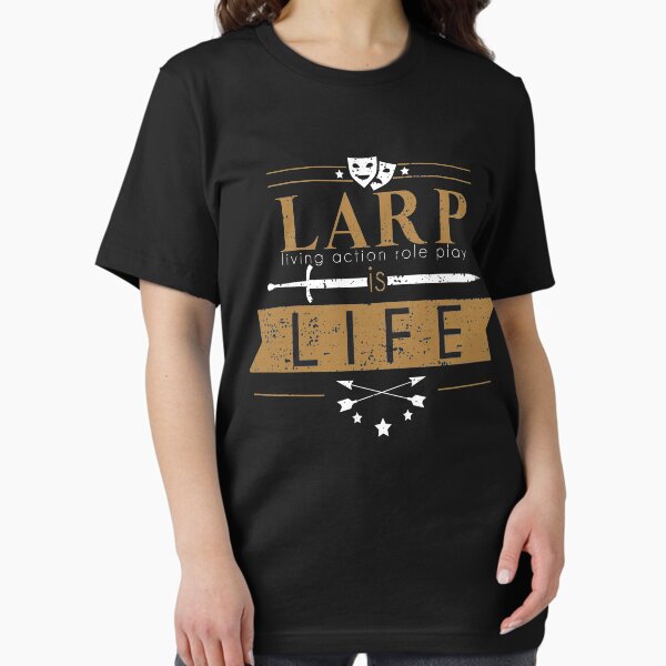 Artikel-Vorschau von LARP ist Leben - gelb/schwarz, designt und verkauft von The Malva Glyphs.