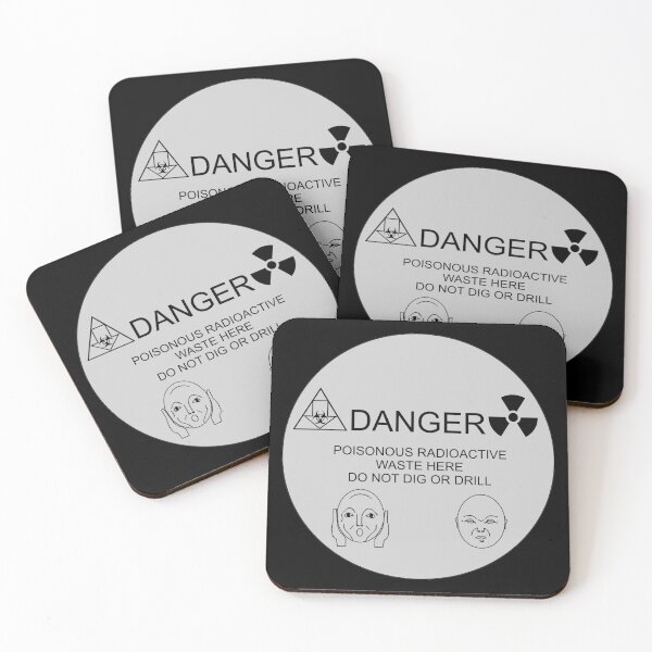 Item preview, DANGER! RADIOACTIVE WASTE! designed and sold by Unspirations.
