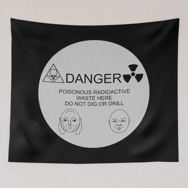 Item preview, DANGER! RADIOACTIVE WASTE! designed and sold by Unspirations.