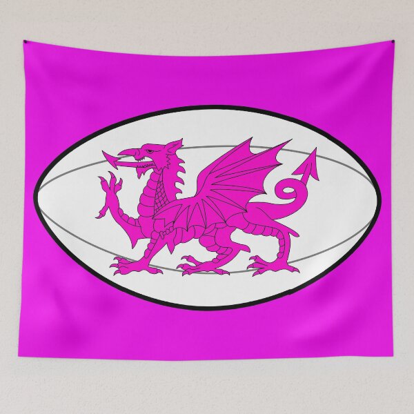 Item preview, Rugby Wales Ball - Pink designed and sold by SandersApparel.