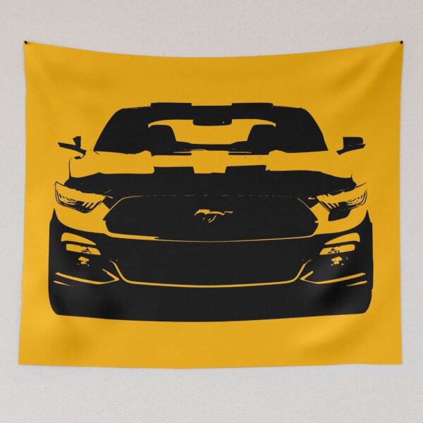 Item preview, Mustang 2020 Front Sixth Generation Simple Sketch Black designed and sold by CharlieCreator.