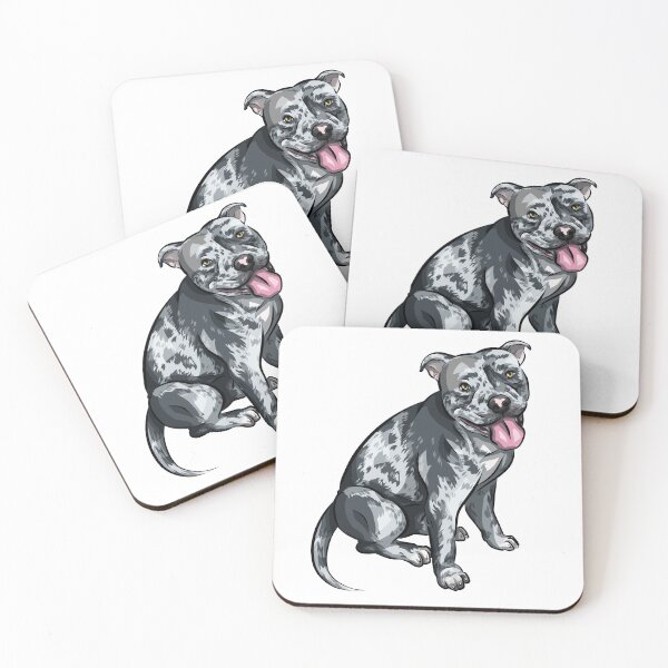 Item preview, American Bully | Merle | Cute Cartoon Dog Art designed and sold by shirinsart.