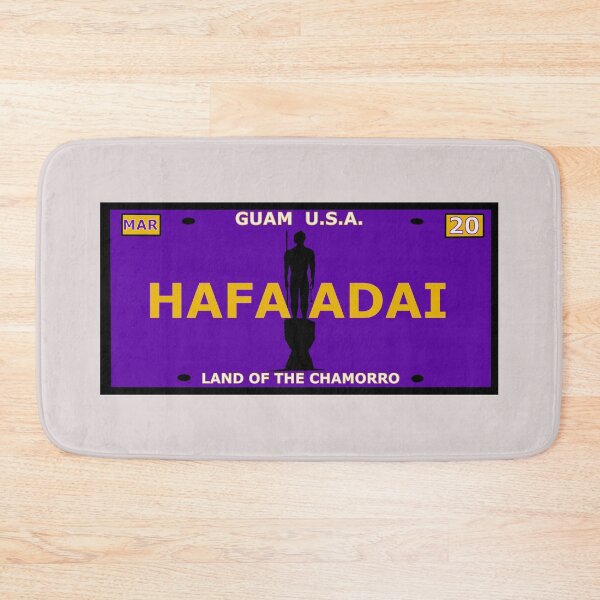 Item preview, Guam Vanity Plate "HAFA ADAI" designed and sold by joeymesa70.