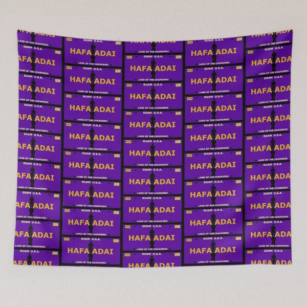 Item preview, Guam Vanity Plate "HAFA ADAI" designed and sold by joeymesa70.