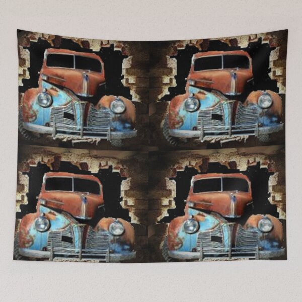 Item preview, OLD, RUSTY, VINTAGE, CAR,BACK FROM THE PAST designed and sold by Adri Barnard.