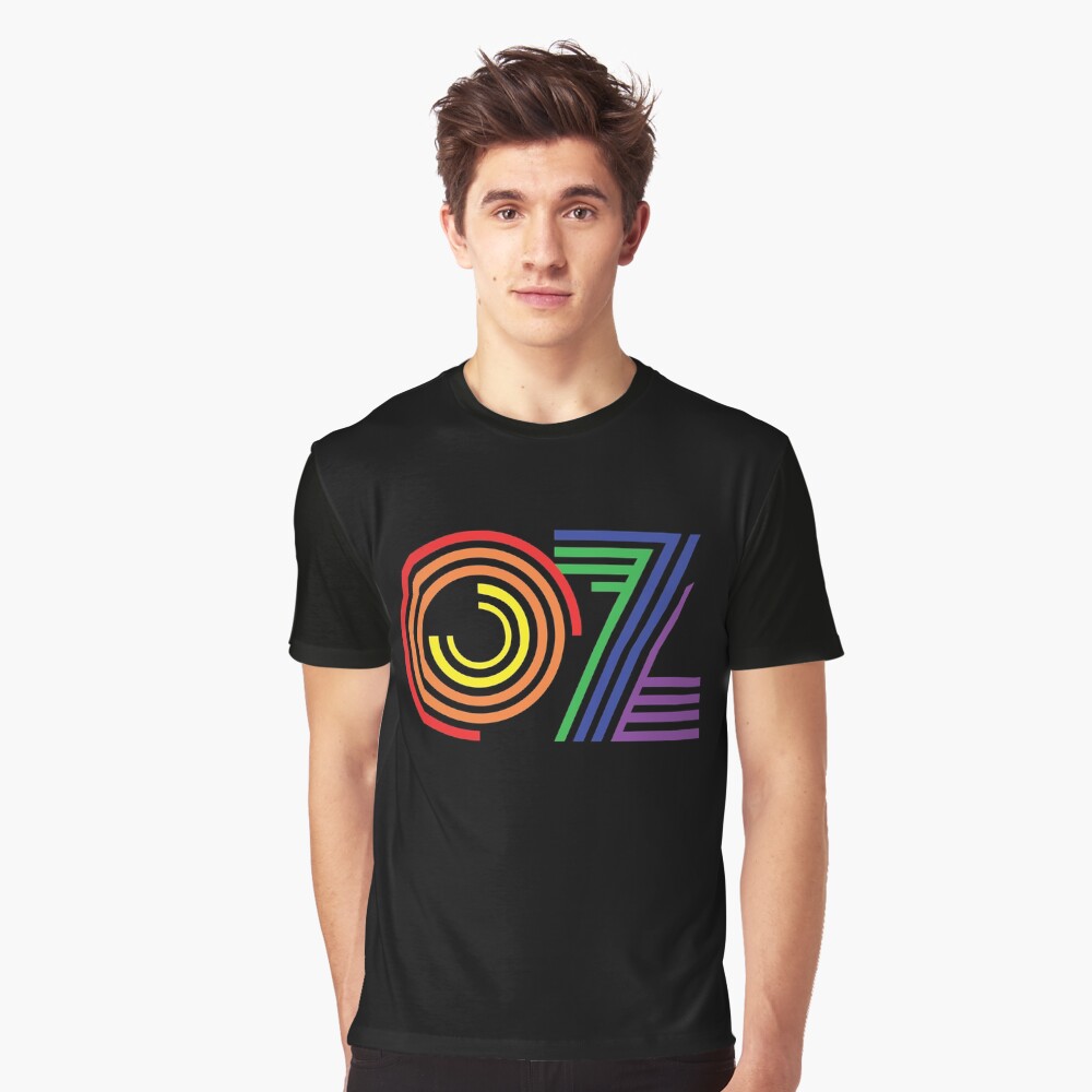 Australia, Aussie, OZ Rainbow Graphic T-Shirt