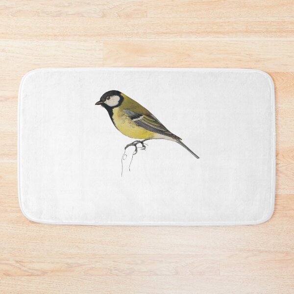 Item preview, Bird Art - Great tit - Vintage bird print designed and sold by Studio66Designs.