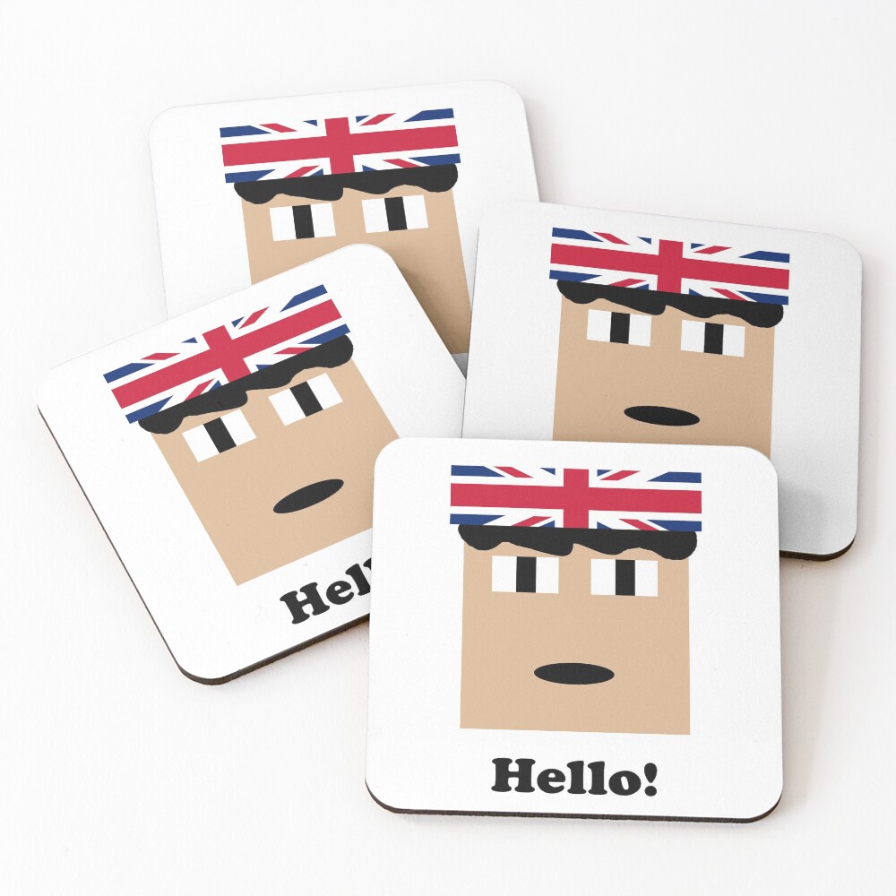 Item preview, Coasters (Set of 4) designed and sold by Manimal-Merch.