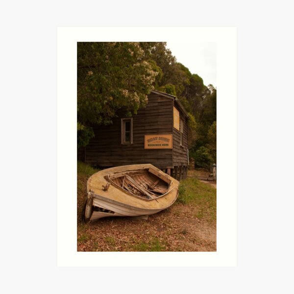 Boats for Hire, Mallacoota Art Print
