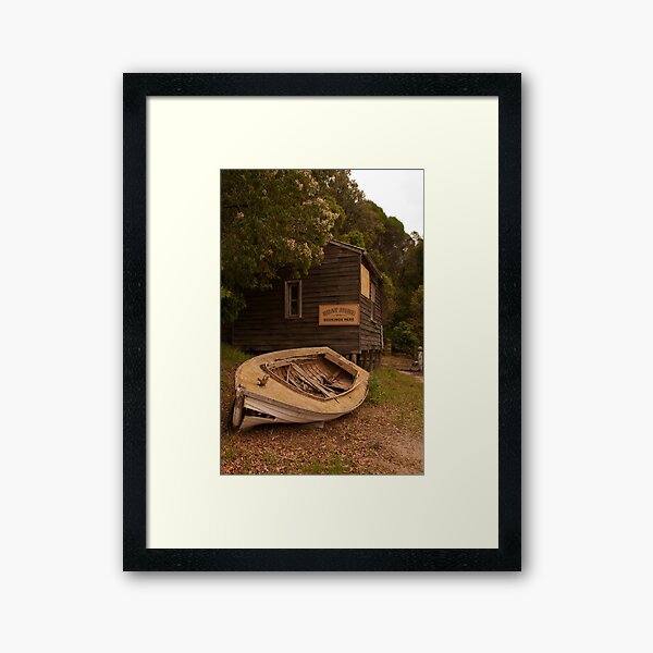 Boats for Hire, Mallacoota Framed Art Print