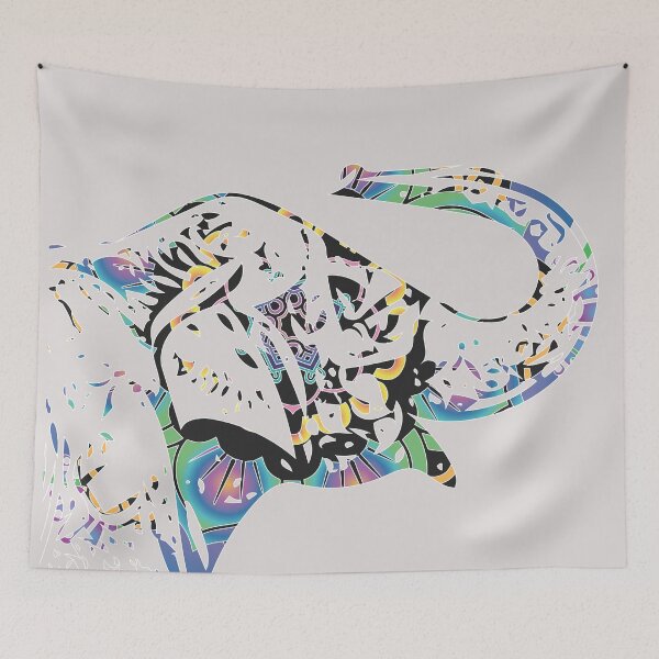 Item preview, Abstract Elephant 1 designed and sold by mikkilmack8.