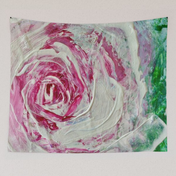 Item preview,  “Love Roses” Textured Abstraction  designed and sold by Angela Haig-Harrison.