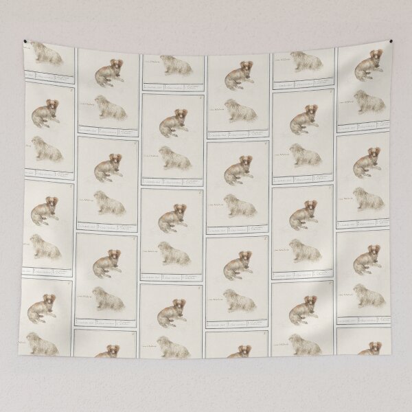 Artikelvorschau, Dog breeds drawing vintage illustration entworfen und verkauft von Vintage Designs +.