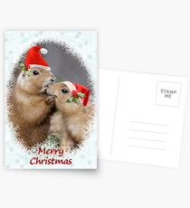 Christmas Kiss Postcards
