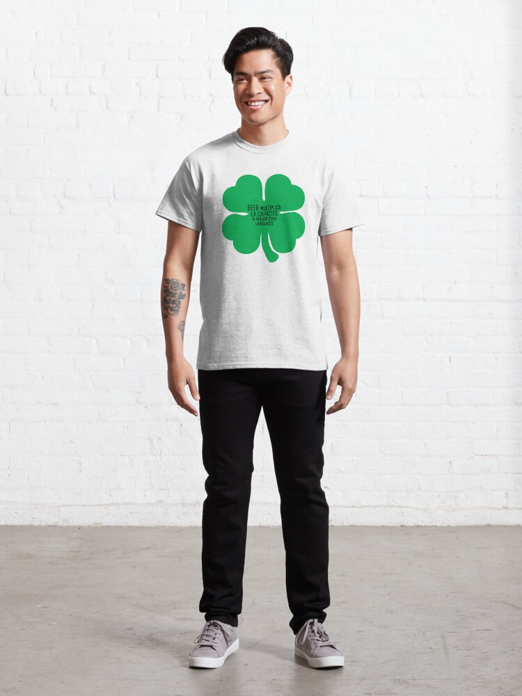 Alternate view of Funny shirt, St Patricks Day, Beer shirt, Shamrock Classic T-Shirt