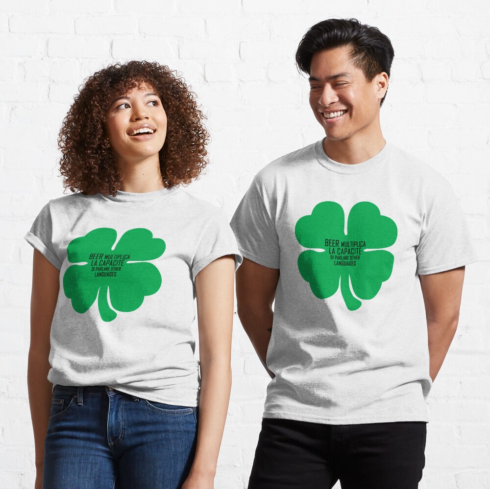 Funny shirt, St Patricks Day, Beer shirt, Shamrock Classic T-Shirt