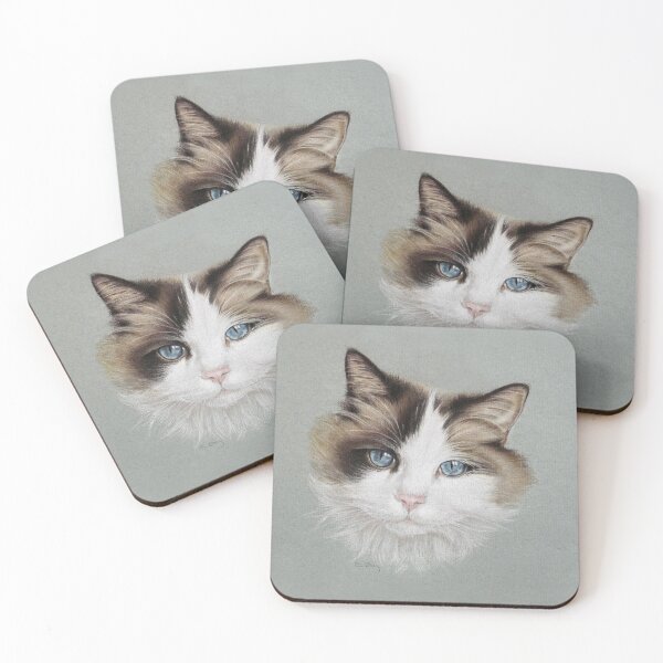 Item preview, Ragdoll Cat Portrait designed and sold by Sara Ray.