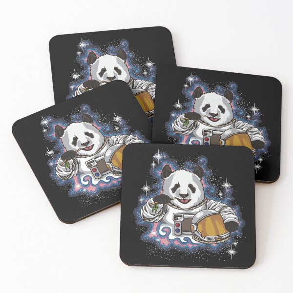 Item preview, Space Panda Bear - Galactic Animal Eats Bamboo In Space Suit designed and sold by anziehend.