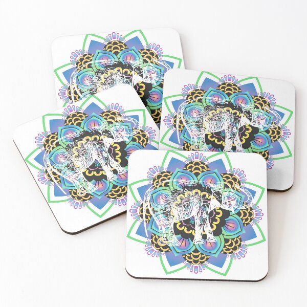Item preview, Mandala Elephant designed and sold by mikkilmack8.