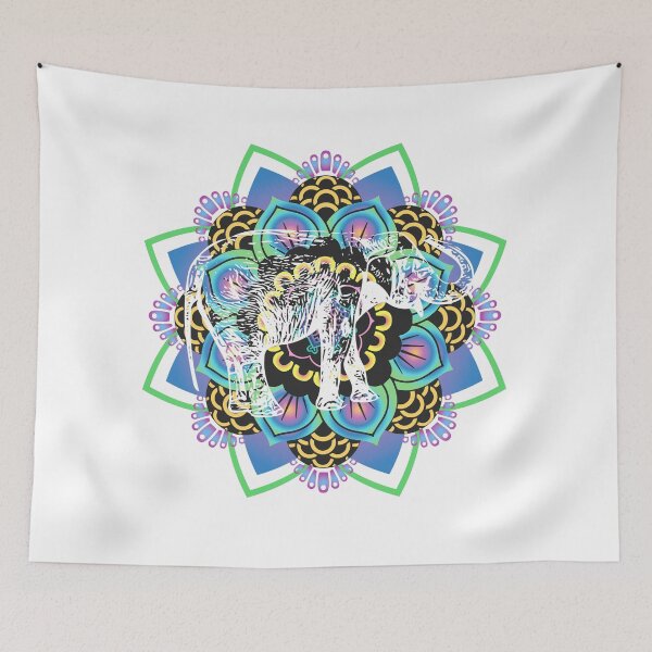 Item preview, Mandala Elephant designed and sold by mikkilmack8.