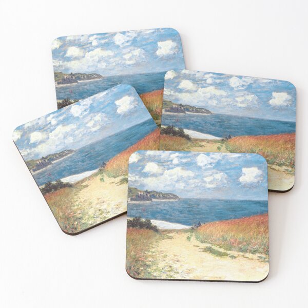 Aperçu de l'œuvre Claude Monet - Chemin dans les blés à Pourville créée et vendue par DejaVuStudio.